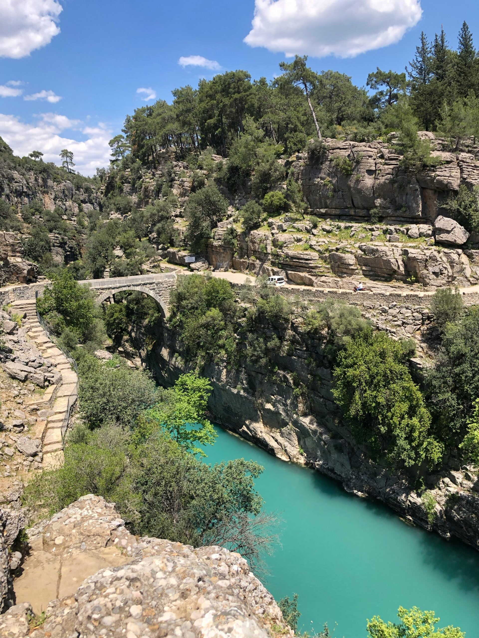 Koprulu Canyon in Manavgat, featuring breathtaking views and adventure activities like rafting.